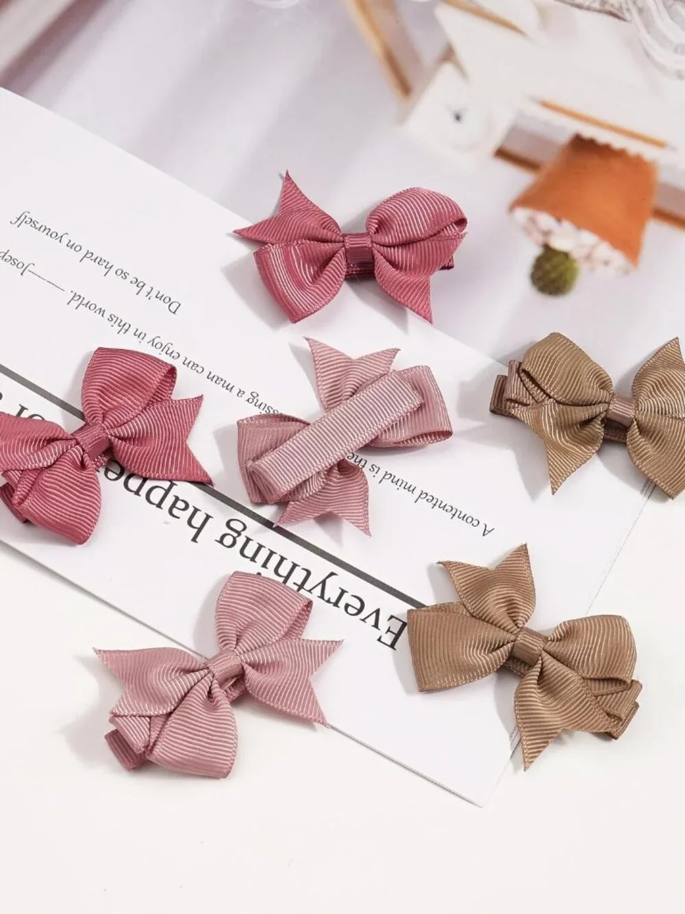 Hair Clips for Girls - 42PCS Fully Lined Hair Bows Alligator Clips for Toddlers,